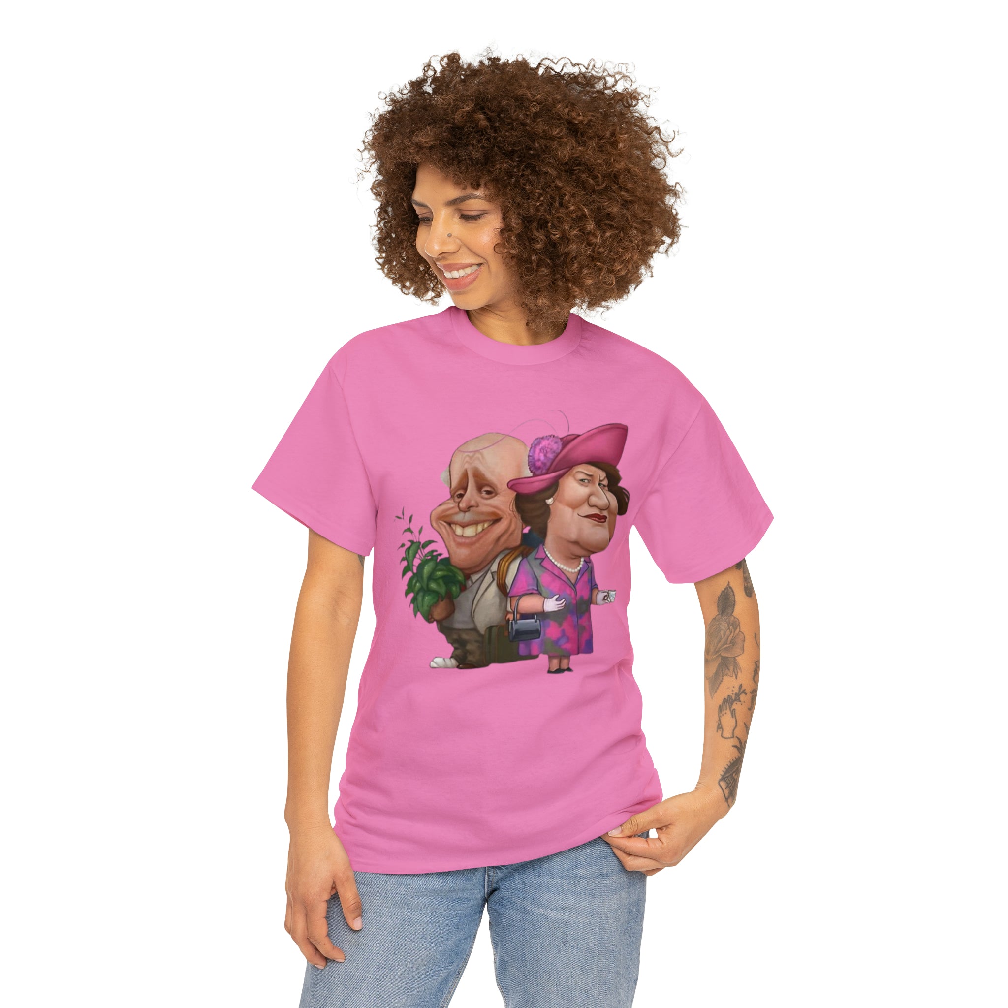 Keeping Up Appearances 90's TV Show-Unisex Heavy Cotton T-Shirt - Creations by Chris and Carlos